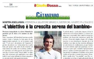 Settore giovanile Catanzaro | Intervista a Salvatore Mirarchi, mister dei Pulcini 2010.