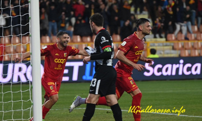 Antonini segna l'1-0 contro l'Ascoli